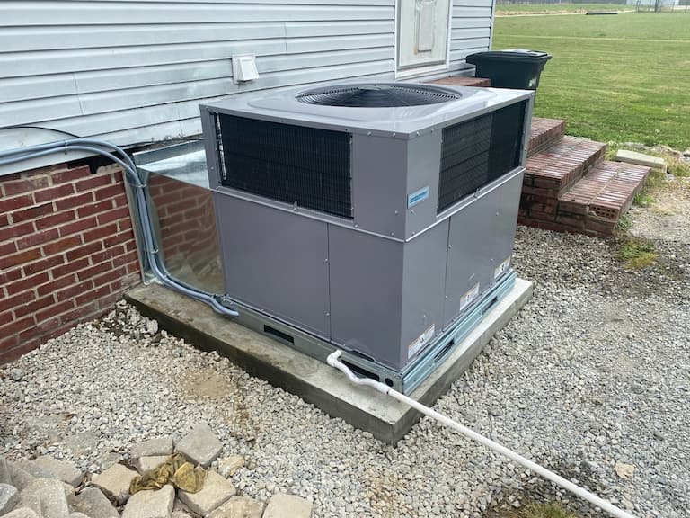 Commercial HVAC Installation Service with Concrete Pad Nashville TN RYMechanical LLC